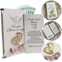 ДЕНЕЖНАЯ КОРОБКА ДЛЯ КРЕЩЕНИЯ СВЯТОГО С ИМЕНЕМ СУВЕНИР ДЛЯ КРЕЩЕНИЯ ГРАВЕР