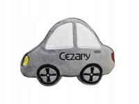 Autko z imieniem minky poduszka ozdoba pokoju dziecięcego prezent