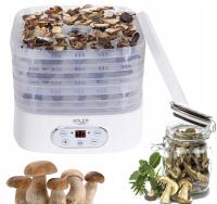 2× SUSZARKA DO GRZYBÓW OWOCÓW WARZYW ŻYWNOŚCI SPOŻYWCZA DUŻA 5 SIT 550W +TIMER