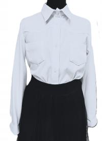 TYLKOMET koszula dziecięca długi rękaw bawełna biały