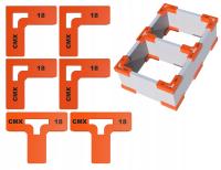 ZESTAW UCHWYT STOLARSKI SZABLON DO MOCOWANIA KORPUSÓW PŁYT Lx4 SZT Tx2 SZT