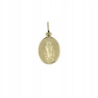ZŁOTY WISIOREK MEDALIK CUDOWNY ZŁOTO p.585 NA PREZENT