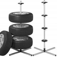 КОЛЕСНАЯ СТОЙКА ДЛЯ ШИН 4 КОЛЕСНАЯ СТОЙКА ДЛЯ КОЛЕС МОБИЛЬНАЯ ВЕШАЛКА ДЛЯ ГАРАЖА
