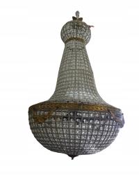 ŻYRANDOL KRYSZTAŁOWY -LAMPA gruszka 110 x 60 cm