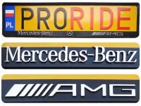 3D RAMKA TABLICY MERCEDES AMG