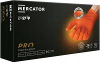 Перчатки нитриловые Mercator gogrip orange L 50 шт