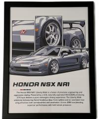 Obraz Motoryzacyjny Honda NSX NA1 Liberty Walk 40x30 cm dla fanów JDM!