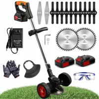 PODKASZARKA KOSA ELEKTRYCZNA DO TRAWY WYKASZARKA + 2 x AKU GŁOWICA OSTRZE