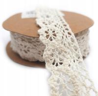 декоративное хлопковое кружево 3 см стабильное 1 м