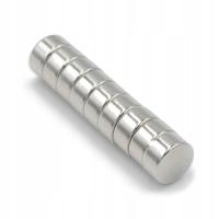 Неодимовый цилиндрический Магнит 6x3 мм, мощный круглый диск, охотник - 10 шт.