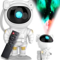 PROJEKTOR GWIAZD ASTRONAUTA LAMPKA NOCNA DLA DZIECI KOSMOS RZUTNIK + PILOT