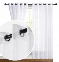 Занавеска готовая белая вуаль для гостиной 145X250 см занавеска занавеска на люверсах