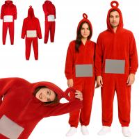 STRÓJ PIŻAMA ONESIE KIGURUMI TELE TUBIŚ KOMBINEZON MIŚ PLUSZ M L 164 170 CM