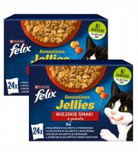 FELIX Sensations Jellies деревенские ароматы в желе пакетики MIX 48x85g