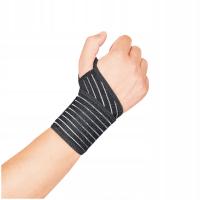 Браслет кистевой туннельный синдром черный эластичный для левой и правой руки