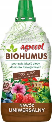 Biohumus универсальное органическое удобрение 1 литр жидкого Agrecol определенный бренд RU