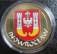 MZ6 -2010- 6 DENARÓW- INOWROCŁAW -JAWDWIGA - DUKAT LOKALNY -KOLOR- I INNE