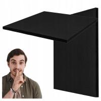 Panel akustyczny Bitmat czarny 50x50x2 cm płaski