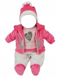 детская одежда для куклы BORN Baby куртка клоун 267