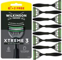 8X бритва WILKINSON Xtreme 3 Comfort Black Edition