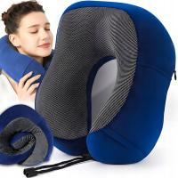 ПОДУШКА ДЛЯ ПУТЕШЕСТВИЙ, ПОДУШКА ДЛЯ ШЕИ, ПОДУШКА ДЛЯ САМОЛЕТА, ПЕНА С ЭФФЕКТОМ ПАМЯТИ