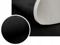 MATERIAŁ NA PODSUFITKA AUTO ALICANTE 0015 ZAMSZ CZARNY BLACK NA PIANCE