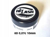 HITLASH wachlarzyki 6w1 kępki rzęs 6D 0,07C 10mm