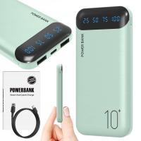 Powerbank 10000 mAh zielony