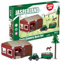 Ферма Конюшня Ферма Животных Трактор Прицеп