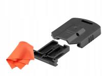 Zaślepka na stopkę JJC lampa + aparat (Canon)