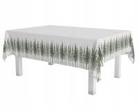 Obrus Świąteczny Bożonarodzeniowy wigilia - 140x220 Christmas Tree Choinki