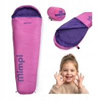 ŚPIWÓR DLA DZIECI METEOR MIMPI 160cm mumia kompaktowy pokrowiec kompresyjny
