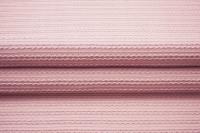 Swetrówka dzianina swetrowa warkocz pudrowy róż