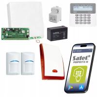 SYSTEM ALARMOWY DO DOMU Z POWIADOMIENIEM 2 CZUJKI BOSCH GSM ALARM SATEL