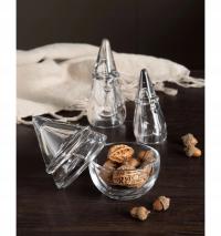 Mikołaj szklany Figurka dekoracyjna