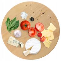 DESKA OBROTOWA 60cm DO SERWOWANIA SERÓW PRZEKĄSEK PRZYSTAWEK PIZZY OKRĄGŁA