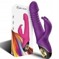 Damski wibrator króliczek do łechtaczki z funkcją Thrusting i obracania360°