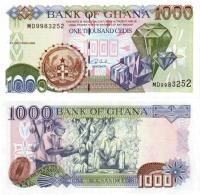 # GHANA - 1000 CEDIS - 2002 - P-32d - UNC