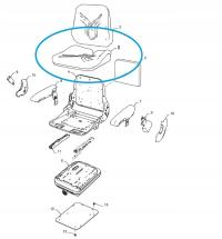 Сиденье водителя New Holland Boomer MT403