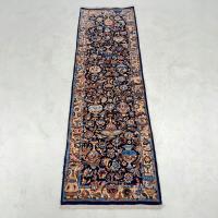 Ręcznie robiony wełniany chodnik dywanowy z jedwabiem „Kashmar” 300x87x1 cm