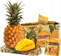Herbata czarna ANANAS MANGO Basilur Mango Pineapple - 20x2g puszka PREZENT