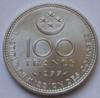 Komory 100 franków 1977 - stan 1/2