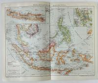 графика / карта Малайский архипелаг 1902 г. СПК
