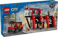 60414 LEGO CITY Remiza strażacka z wozem strażackim