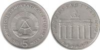 5 marek (1971) Niemcy Wschodnie - Brama Brandenburska w Berlinie