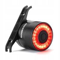 Rockbros Q3 велосипедный задний фонарь с интеллектуальной системой остановки-Черный