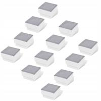 Światła najazdowe LED 12 szt 100x100x68 mm