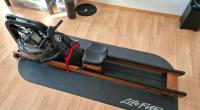 JAK NOWY!Wodny wioślarz Life Fitness,aplikacja,regulacja oporu. Drewno