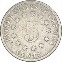 6.fur.USA, 5 CENTÓW 1883 ?