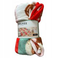 Świąteczny koc 130x170 cm Pierniczki